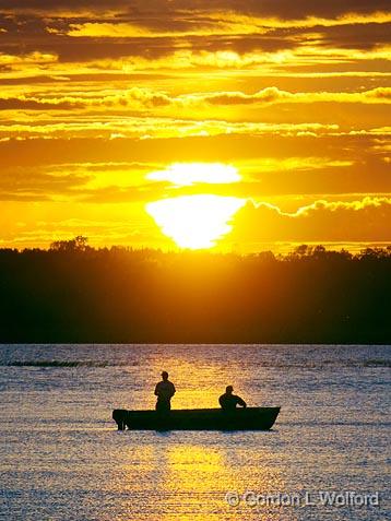Sunset Fishers_15666.jpg - Photographed along the Rideau Canal Waterway at Kilmarnock, Ontario, Canada.
